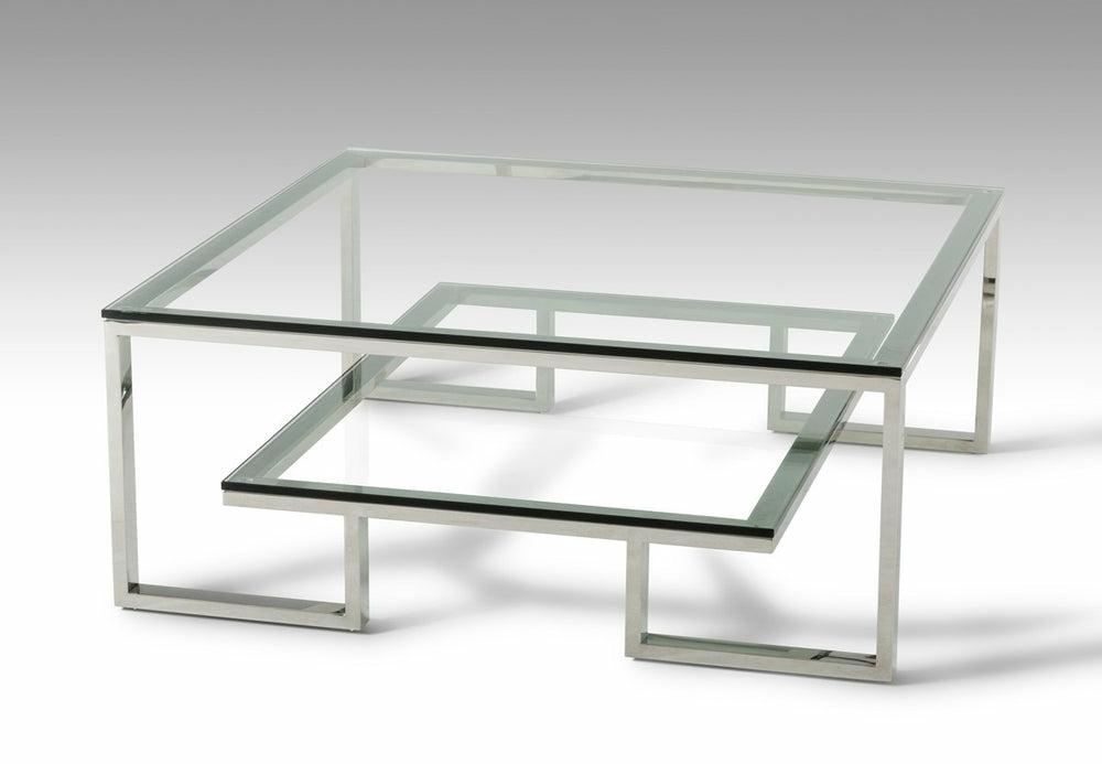 Modrest Topaz Modern Glass Coffee Table Coffee Table