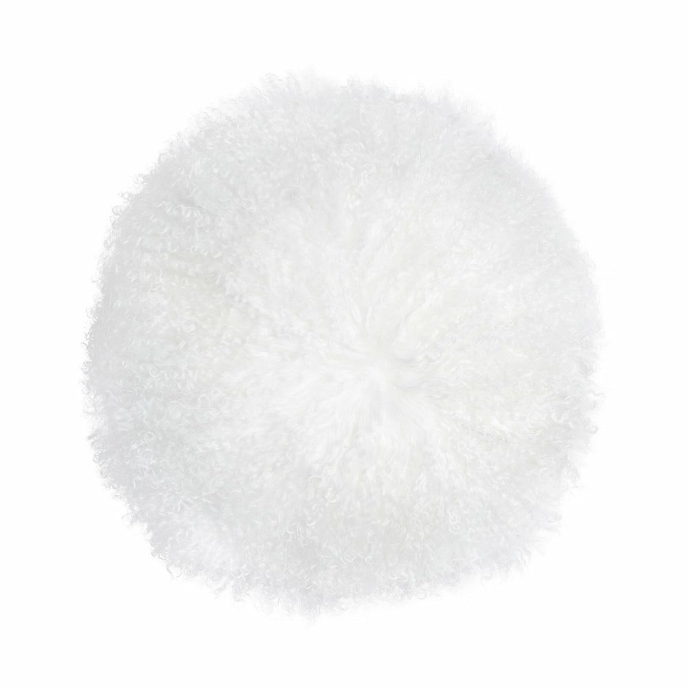 New Zealand Sheepskin 16″ Round Pillow Accessories Black