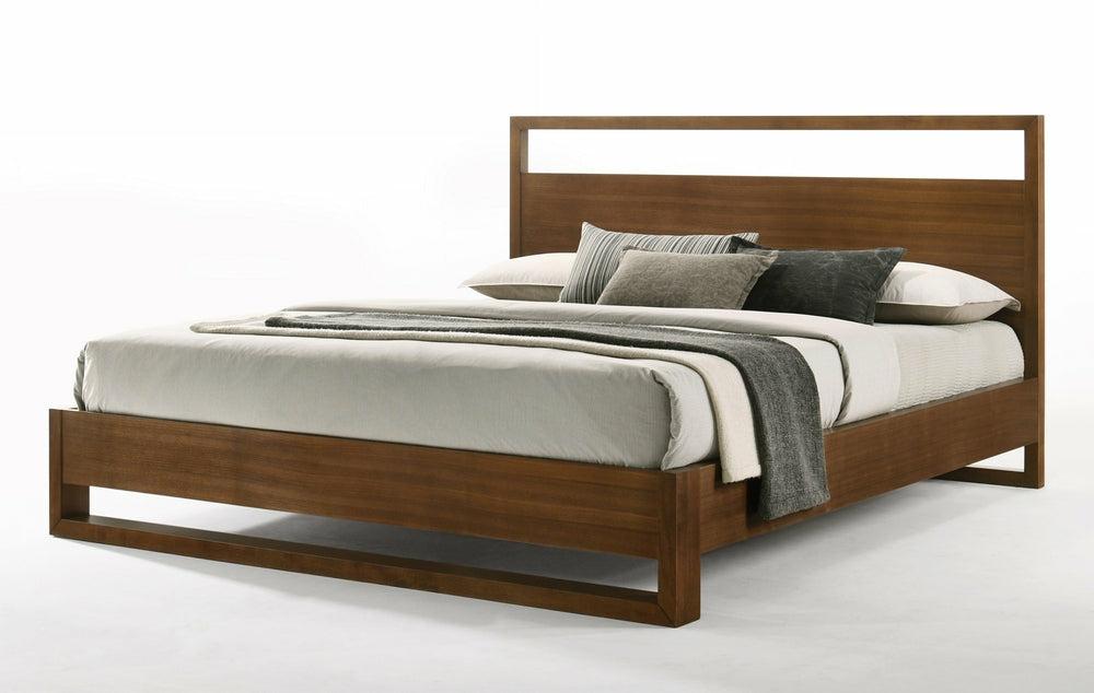 Nova Domus Berlin – Modern Walnut Bed Bedroom Room