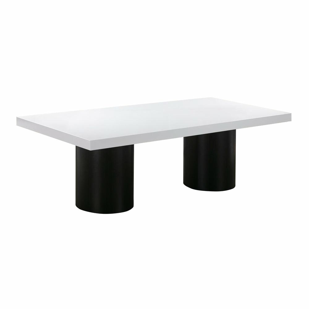 Nova White Lacquer Dining Table Dining Room