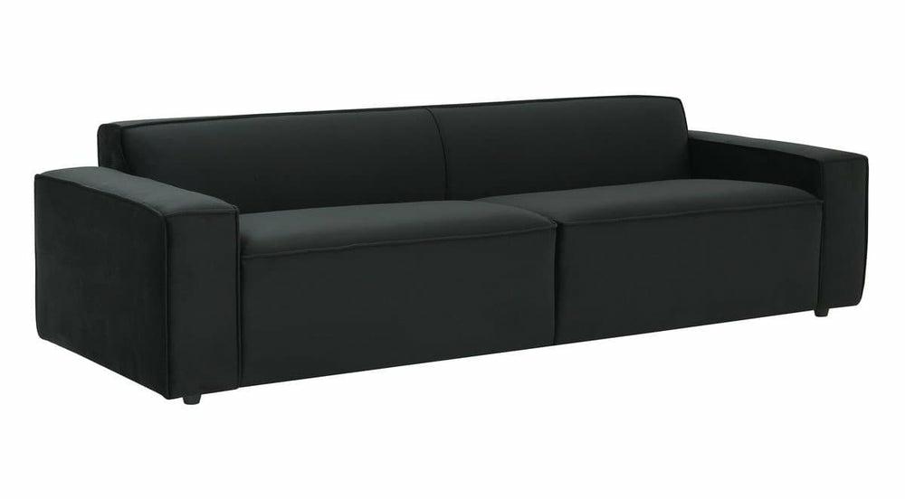 Olafur Black Velvet Sofa Living Room