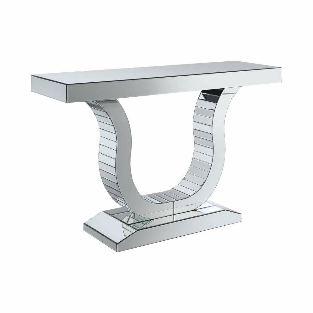 Olivia Mirrored Console Table Living Room