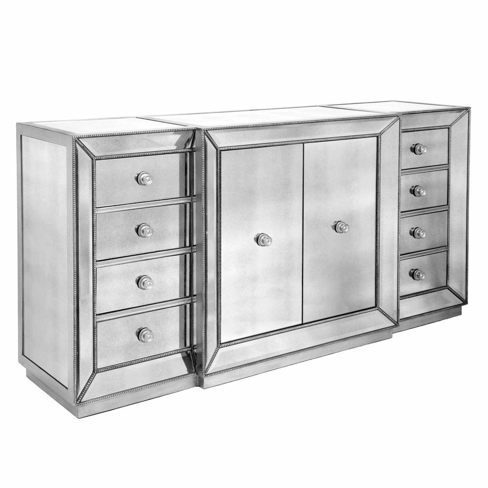 Omni Mirrored 6 Drawer Dresser Buffets