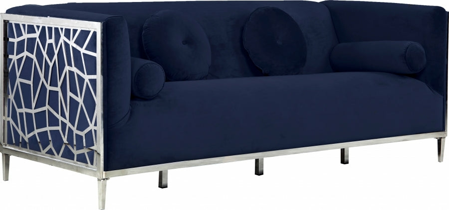 Opal Velvet Sofa Living Room Black