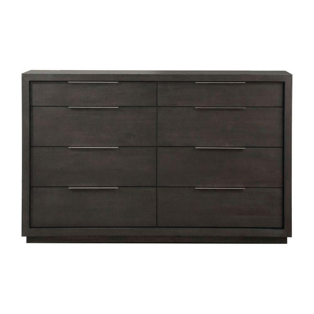 Oxford Eight Drawer Dresser In Basalt Grey Bedroom Room