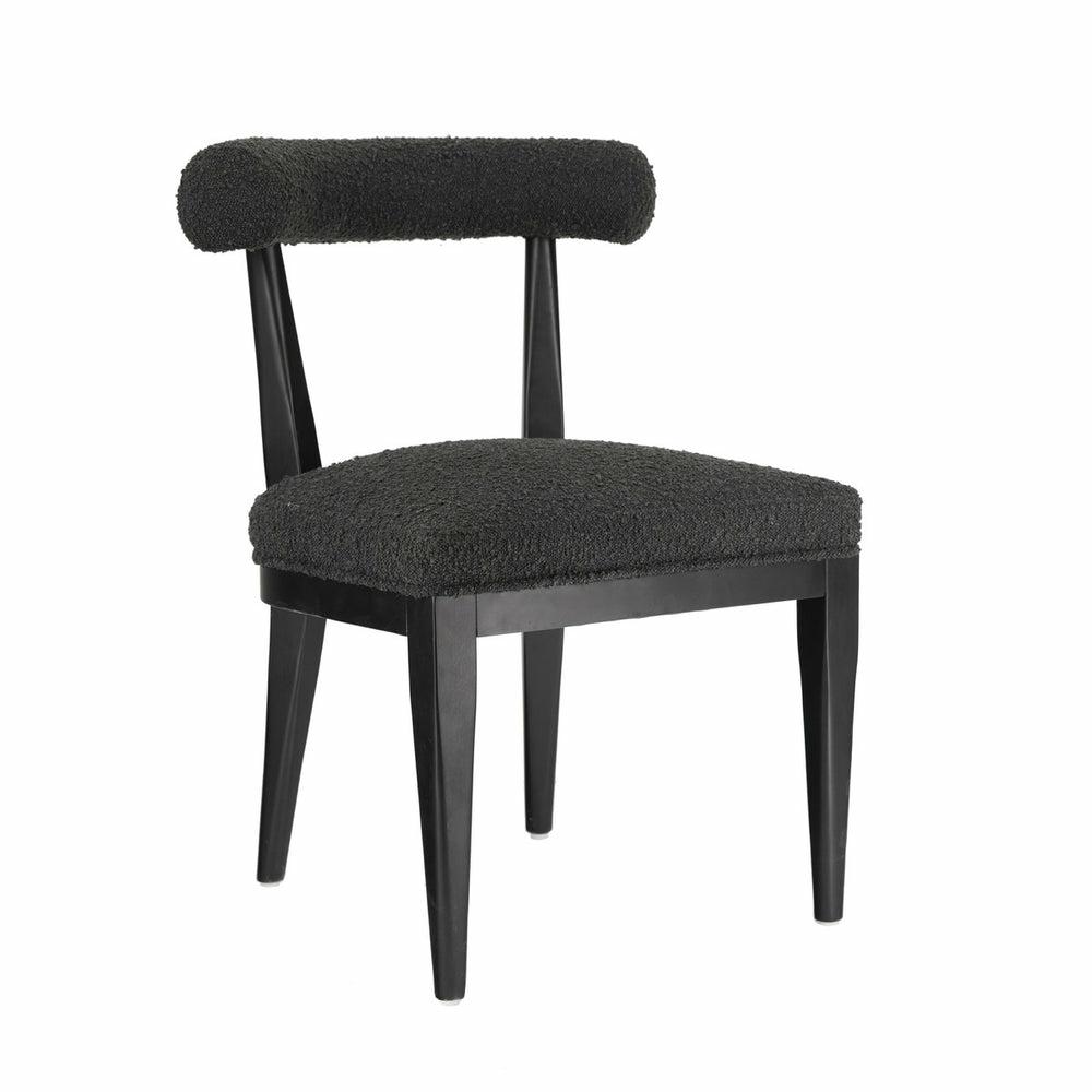 Palla Boucle Dining Chair Dining Chairs Black