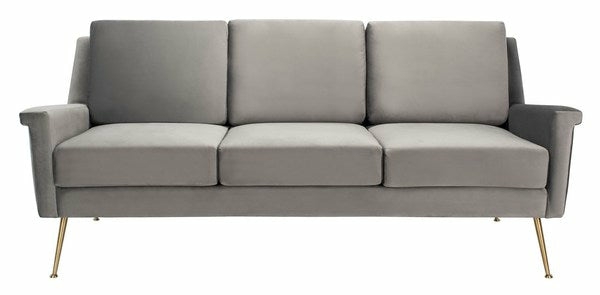 Peridot Velvet Modern Sofa Living Room