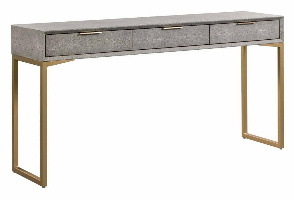 Pesce Shagreen Console Living Room