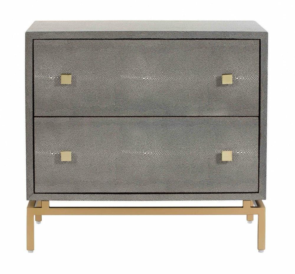 Pesce Shagreen Nightstand Bedroom Room