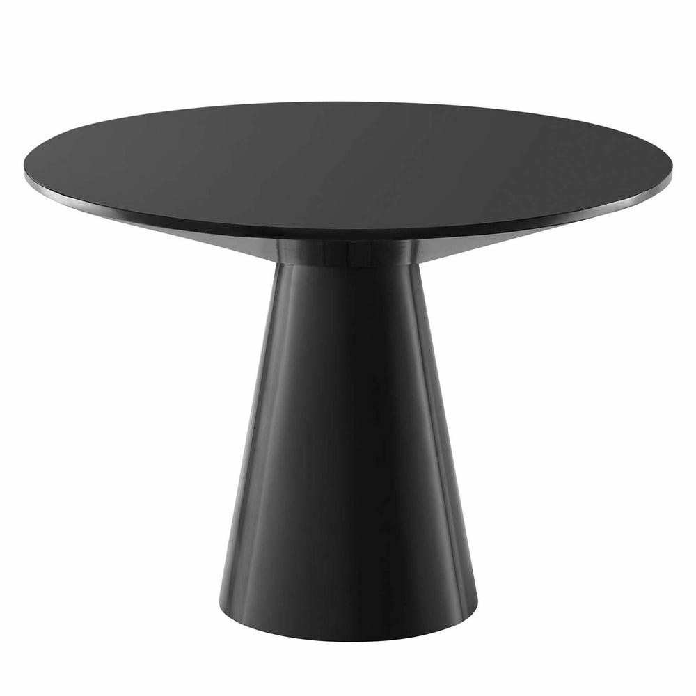 Provision 75″ Oval Dining Table Dining Room Black