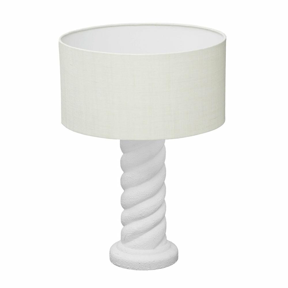 Rapunzel White And Cream Table Lamp Home Decor