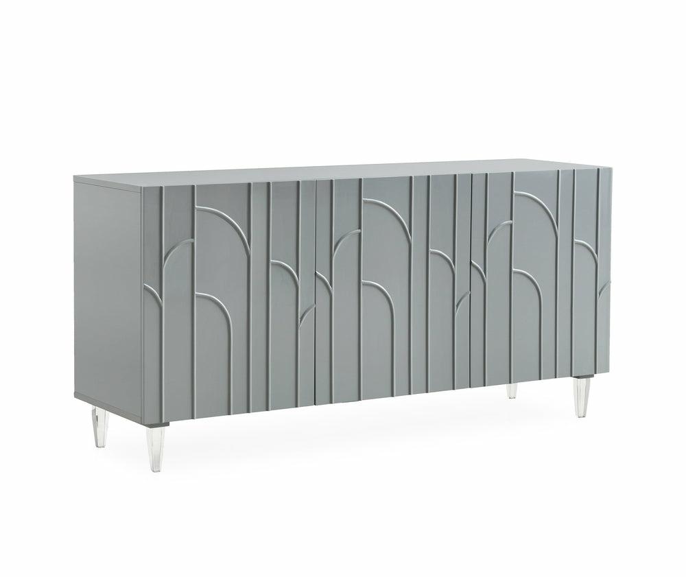 Reesa Grey Lacquer Buffet Buffets