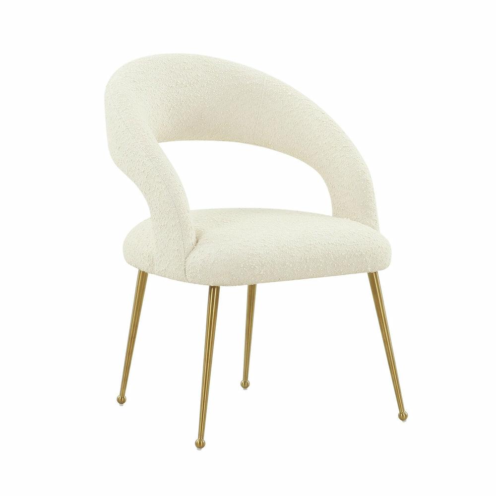 Rocco Cream Boucle Dining Chair Accent Chairs