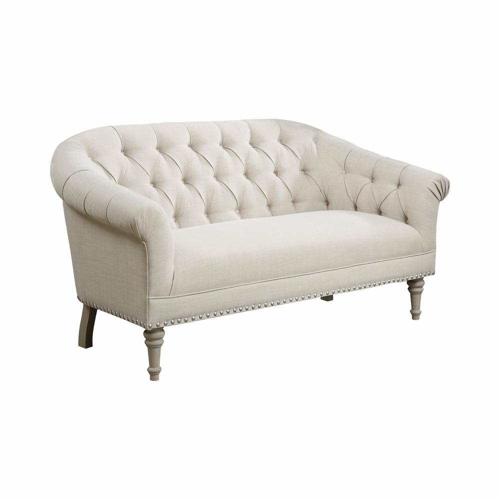 Royal Tufted Back Settee Living Room