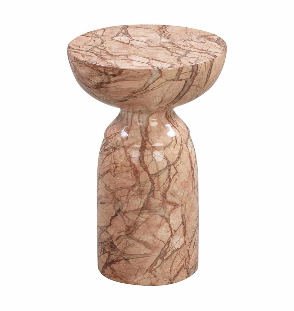 Rue Sunset Marble Side Table Living Room