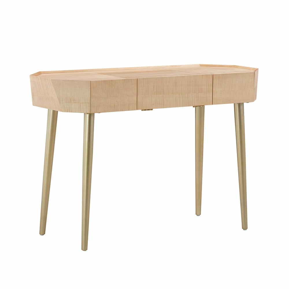 Sadie Natural Maple Vanity Desk Office