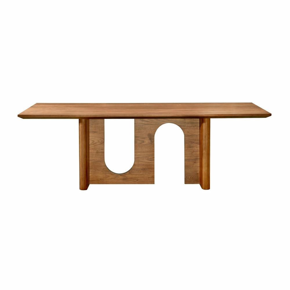 Satra Walnut Rectangular Dining Table Dining Room