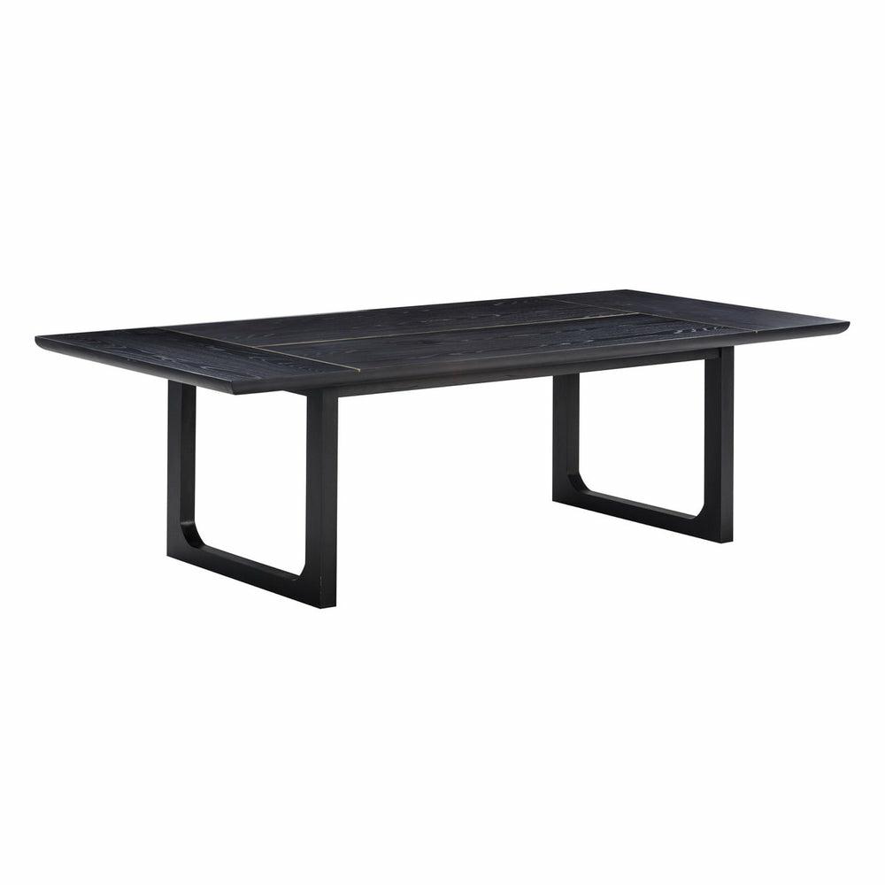 Shiloh Black Ash Rectangular Dining Table Dining Room