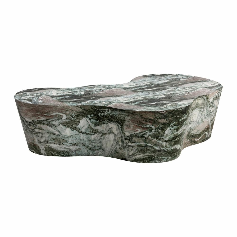 Slab Grey/Blush Faux Marble Coffee Table Coffee Table