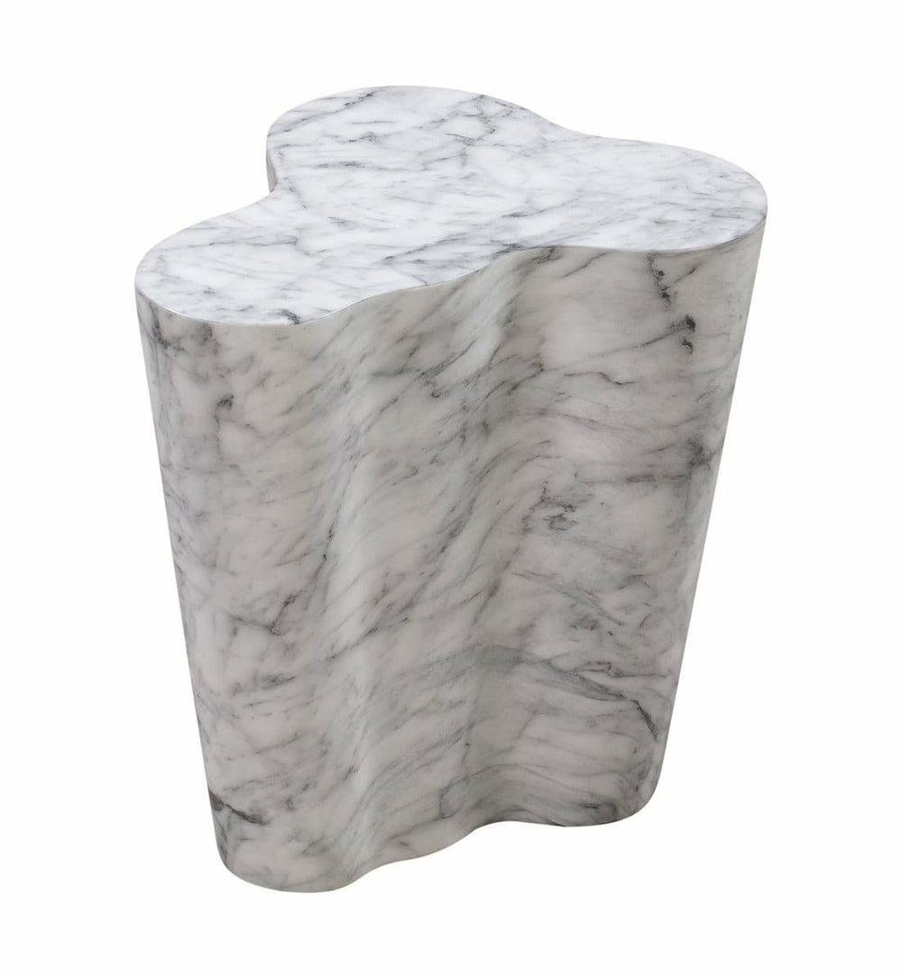 Slab Marble Short Side Table Living Room