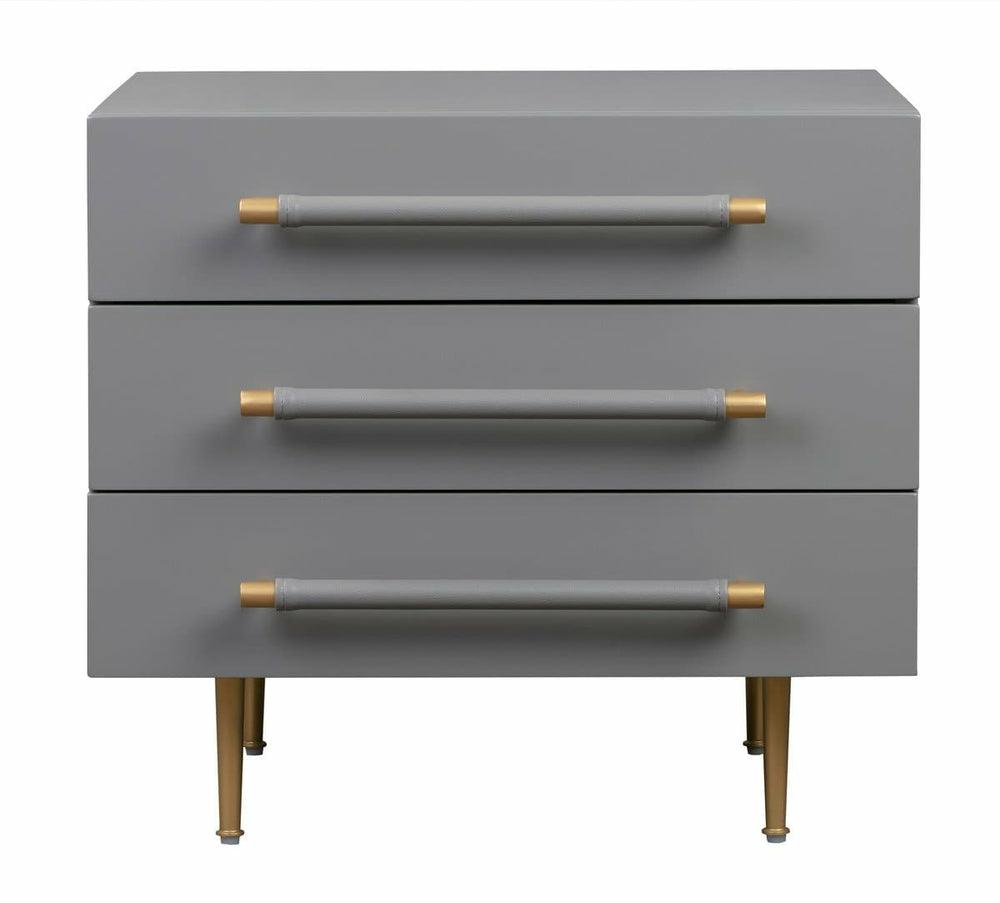 Trident Grey Nightstand Bedroom Room