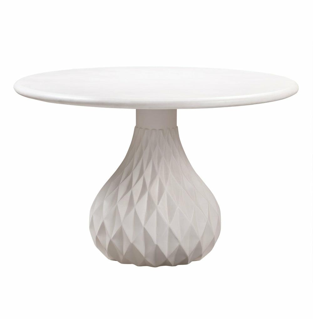 Tulum Ivory Concrete Dining Table Dining Room