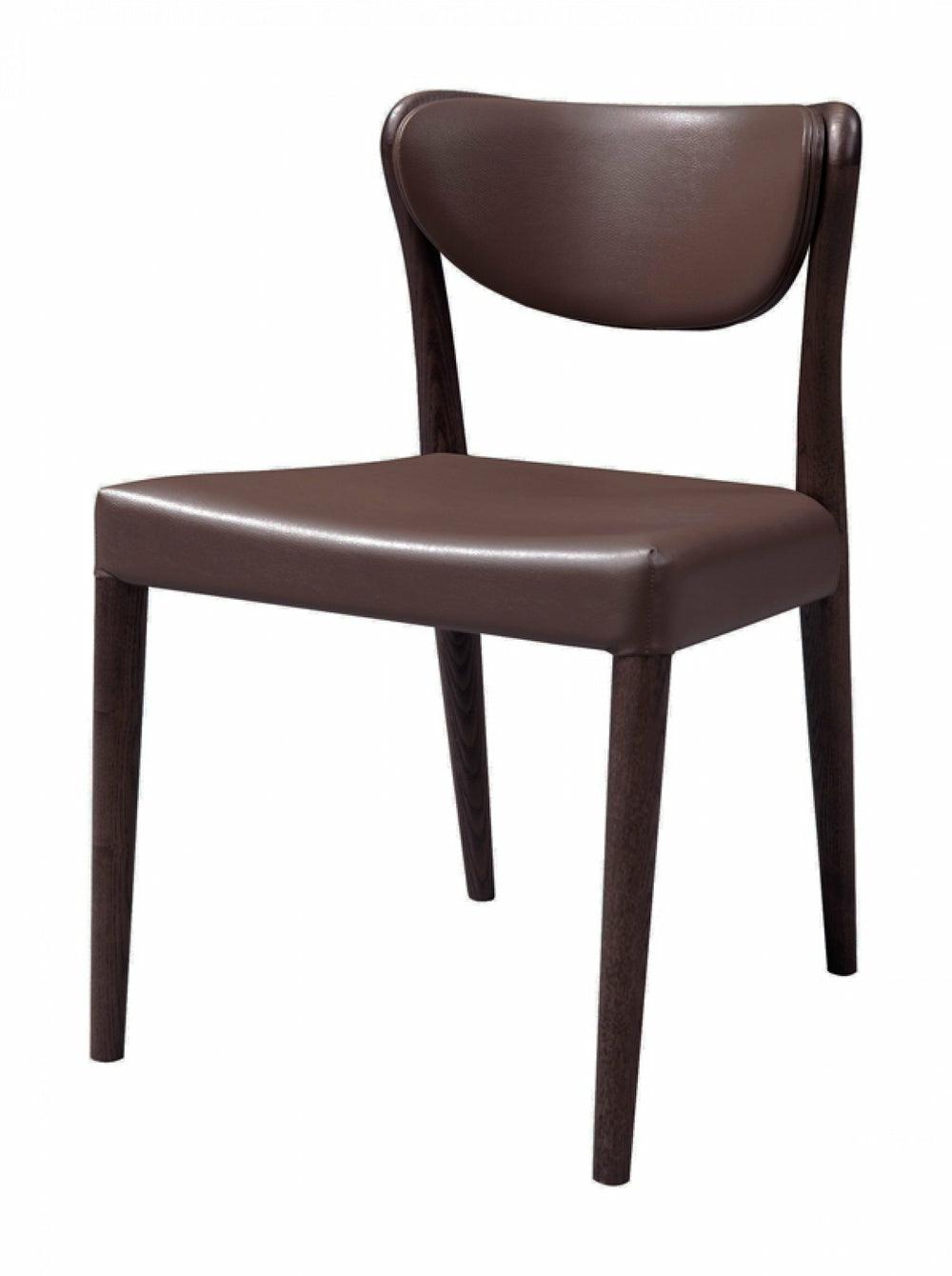 Union – Modern Brown Oak Dining Chair (Set Of 2) Dining Chairs