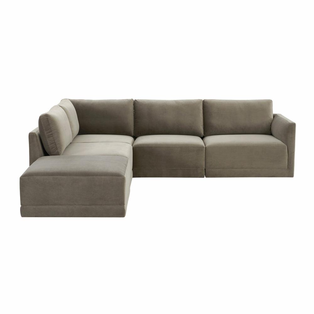 Willow Modular Laf Sectional Living Room Charcoal