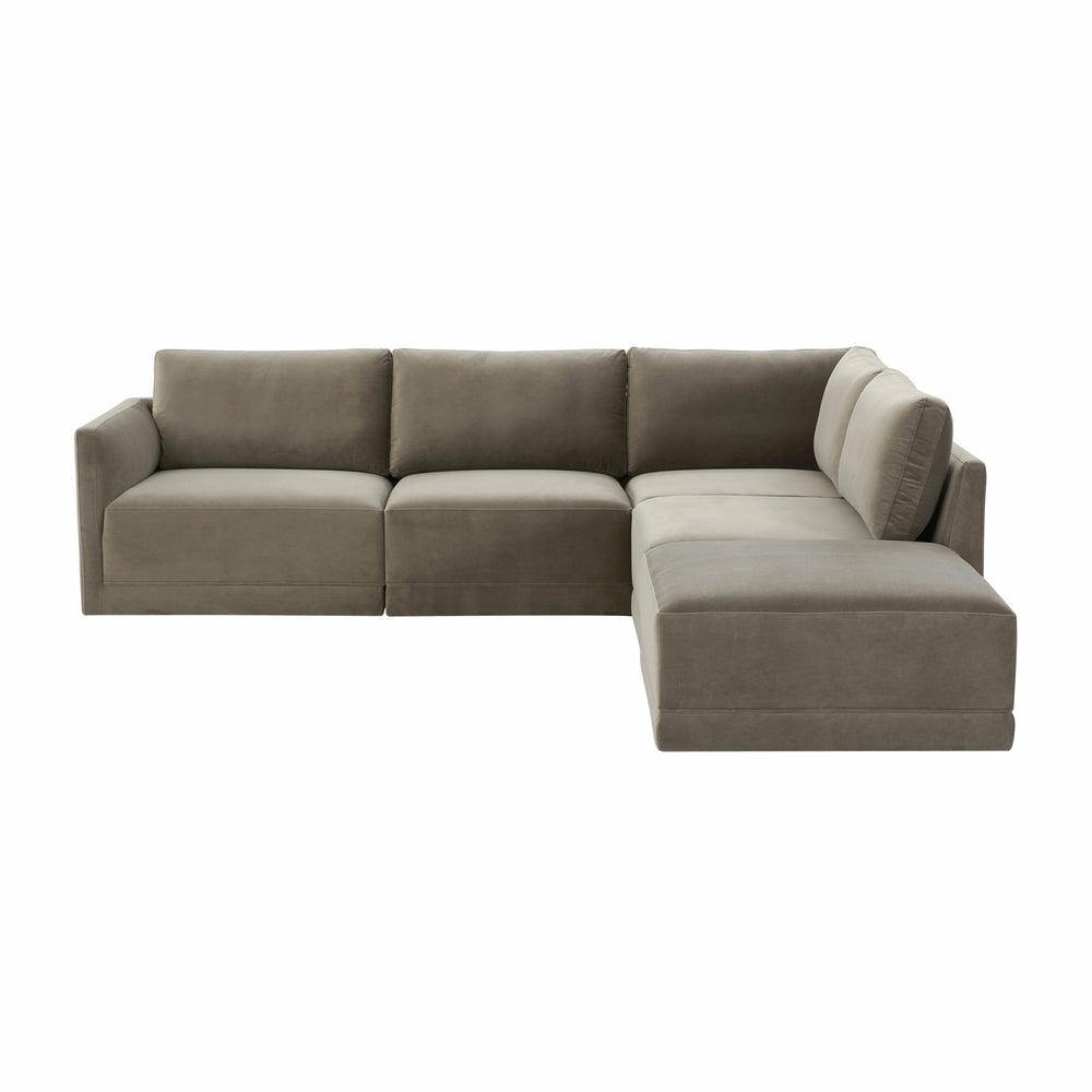 Willow Modular Raf Sectional Living Room Charcoal