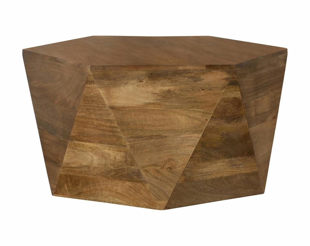 Zalika Hexagonal Coffee Table Natural Coffee Table