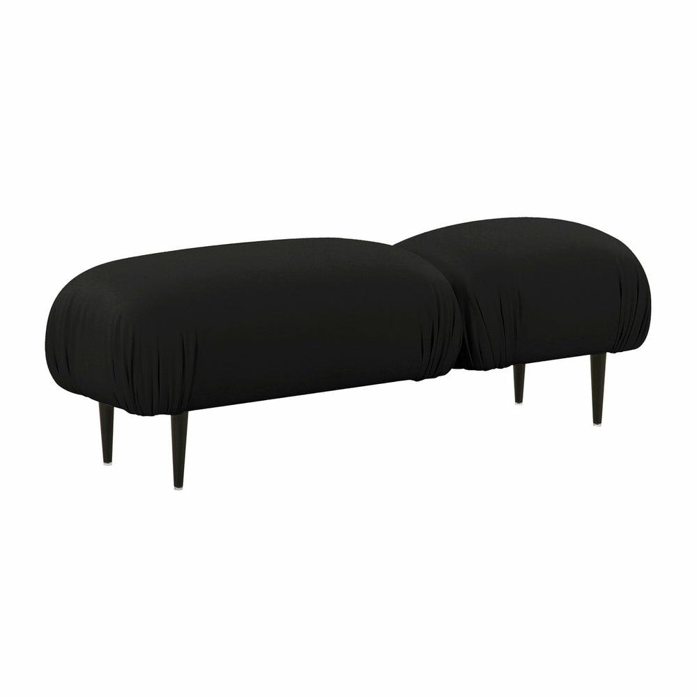 Adalynn Vegan Leather Bench Bedroom Room Black