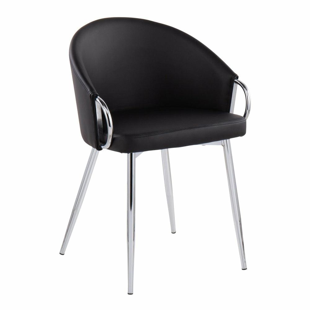 Claire Chair Silver Dining Chairs Black