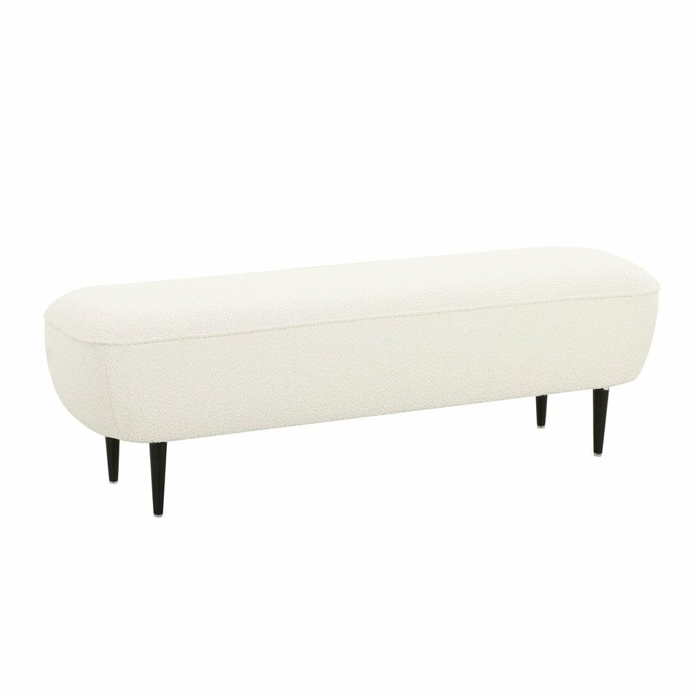 Denise Cream Boucle Bench Bedroom Room