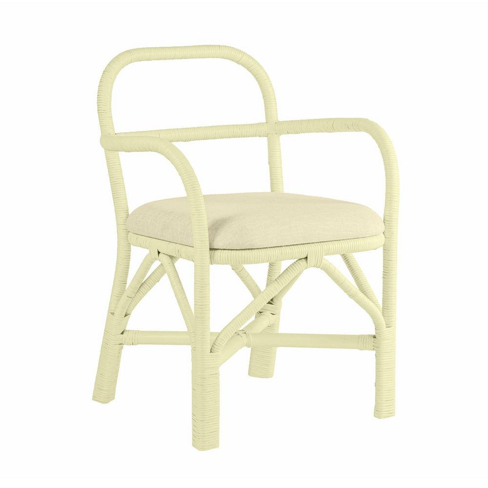 Ginny Rattan Dining Chair Dining Chairs Cream