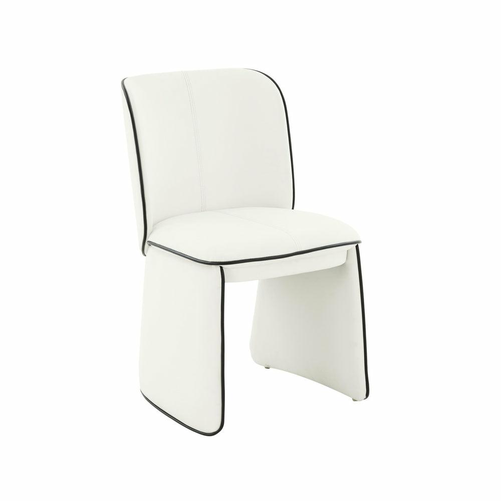 Kinsley Cream Vegan Leather Dining Chair Dining Chairs