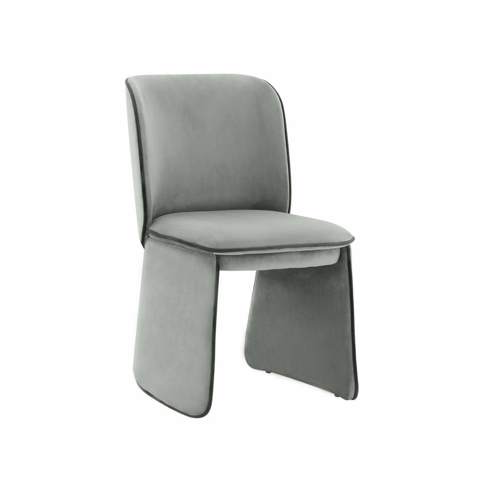 Kinsley Grey Velvet Dining Chair Dining Chairs